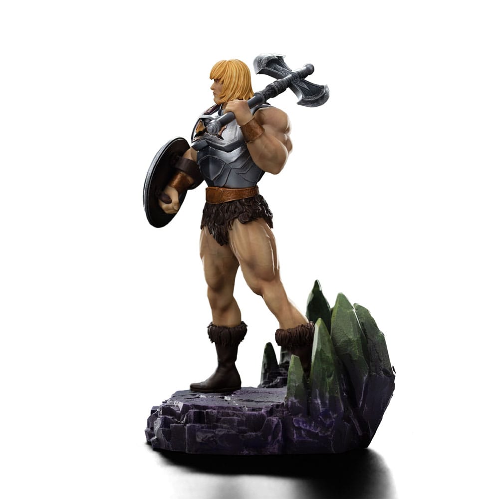 Masters of the Universe Estatua 1/10 Art Scale He-Man Battle Armor Version heo Exclusice 23 cm - Z POP Toys