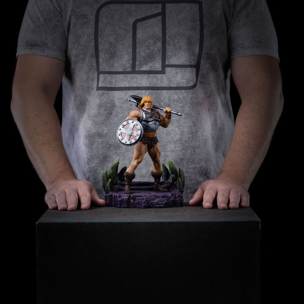 Masters of the Universe Estatua 1/10 Art Scale He-Man Battle Armor Version heo Exclusice 23 cm - Z POP Toys