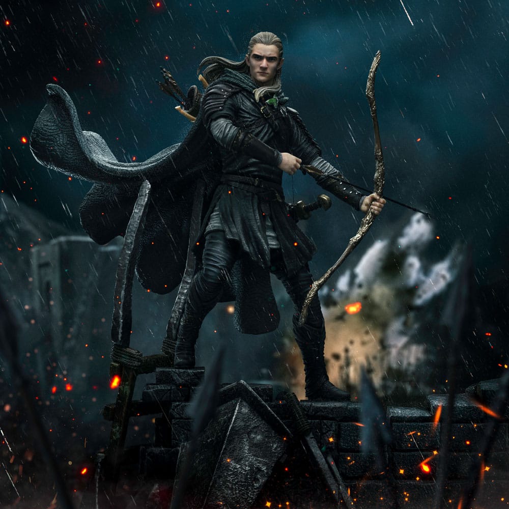 El Señor de los Anillos Estatua 1/10 Art Scale Legolas Unleashed 29 cm - Z POP Toys