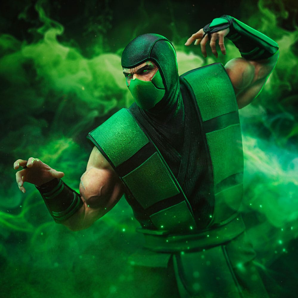 Mortal Kombat Estatua 1/10 Art Scale Reptile 20 cm - Z POP Toys