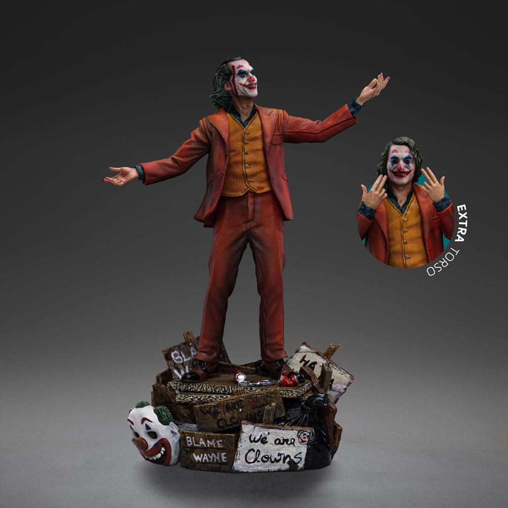 DC Comics Estatua Art Scale Deluxe 1/10 Joker (Arthur Fleck) 19 cm - Z POP Toys