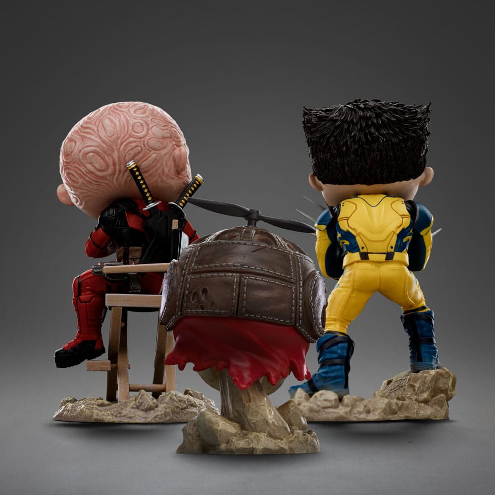 Deadpool & Wolverine Minifigura Mini Co. PVC Wolverine Unmasked 14 cm