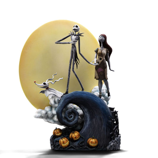 Pesadilla antes de Navidad Estatua 1/10 Deluxe Art Scale Jack and Sally 39 cm - Z POP Toys