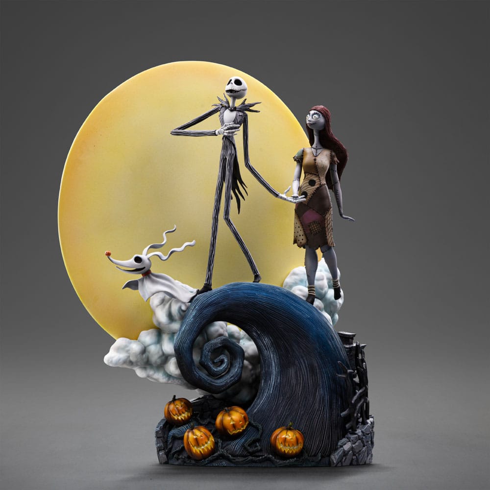 Pesadilla antes de Navidad Estatua 1/10 Deluxe Art Scale Jack and Sally 39 cm - Z POP Toys