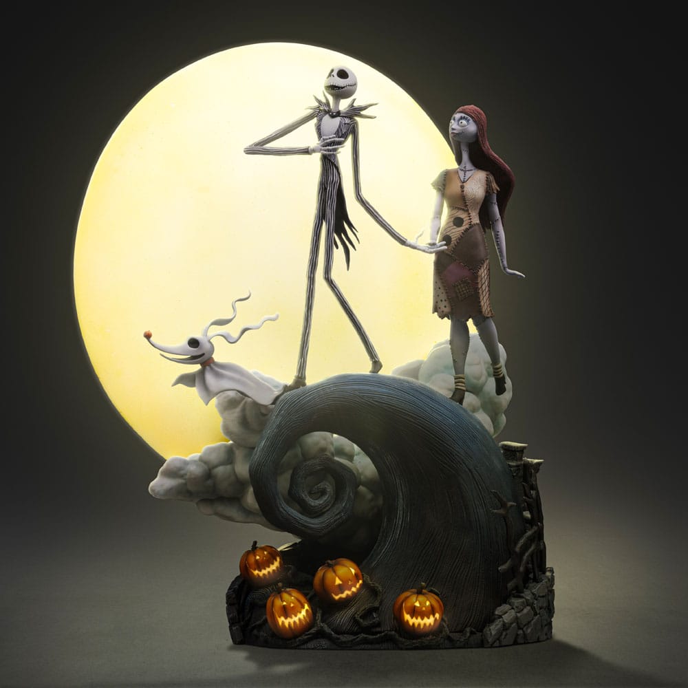 Pesadilla antes de Navidad Estatua 1/10 Deluxe Art Scale Jack and Sally 39 cm - Z POP Toys