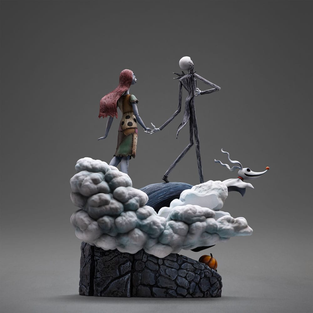 Pesadilla antes de Navidad Estatua 1/10 Deluxe Art Scale Jack and Sally 39 cm - Z POP Toys
