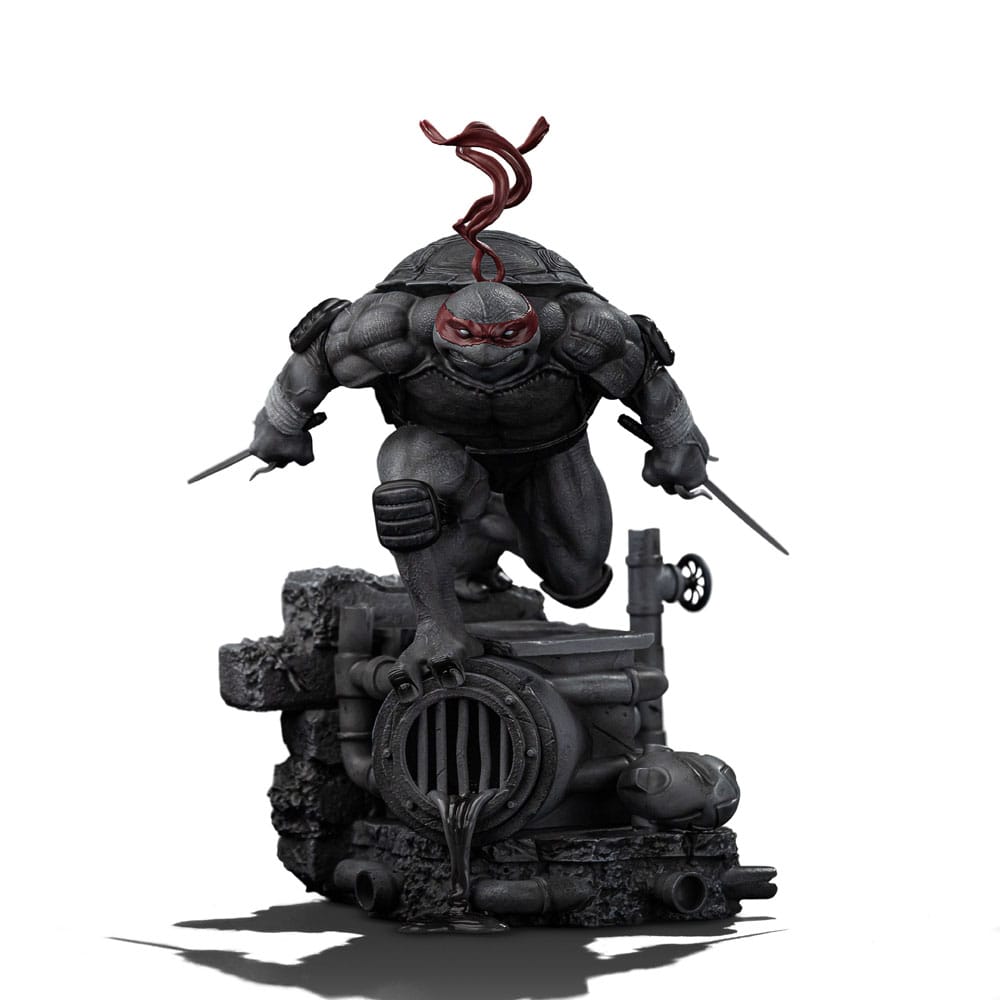 Tortugas Ninja Estatua 1/10 Art Scale Raphael Black and White Variant 26 cm heo exclusive