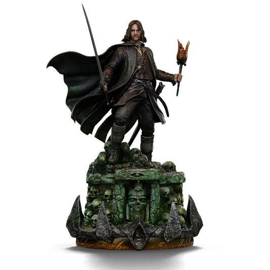El Señor de los Anillos Estatua 1/10 Art Scale Aragorn Unleashed 31 cm