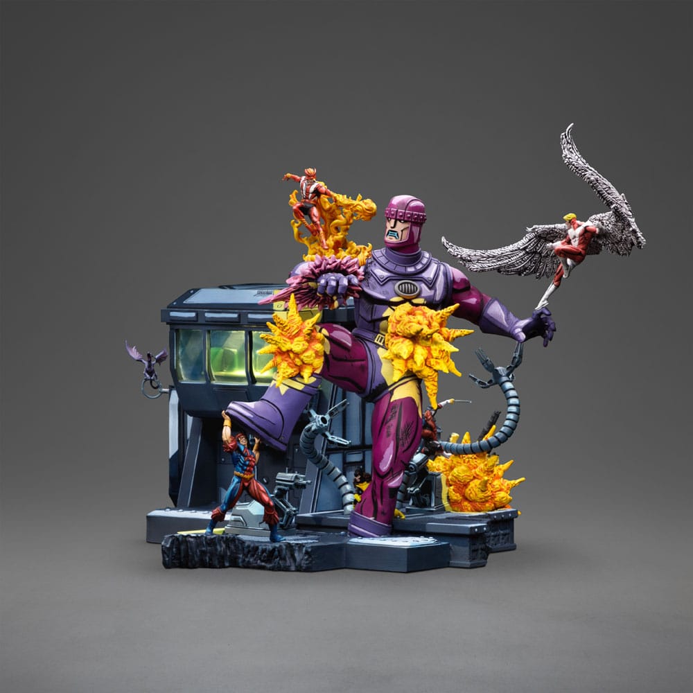 Marvel Estatua 1/20 Demi Art Scale X-Men Danger Room Diorama B (Comic Version) 43 cm - Z POP Toys