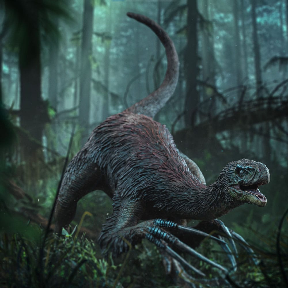 Jurassic World: Dominion Estatua 1/20 Demi Art Scale Therizinosaurus 29 cm - Z POP Toys