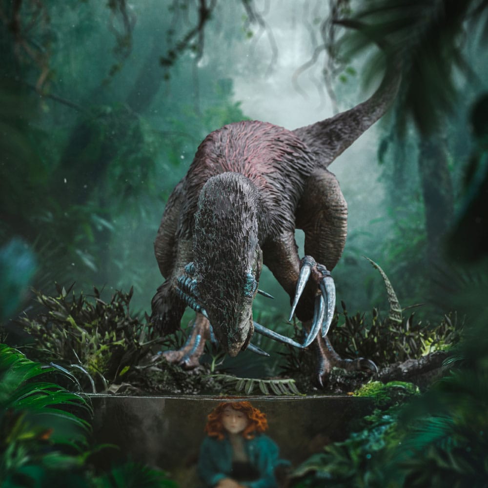 Jurassic World: Dominion Estatua 1/20 Demi Art Scale Therizinosaurus 29 cm - Z POP Toys