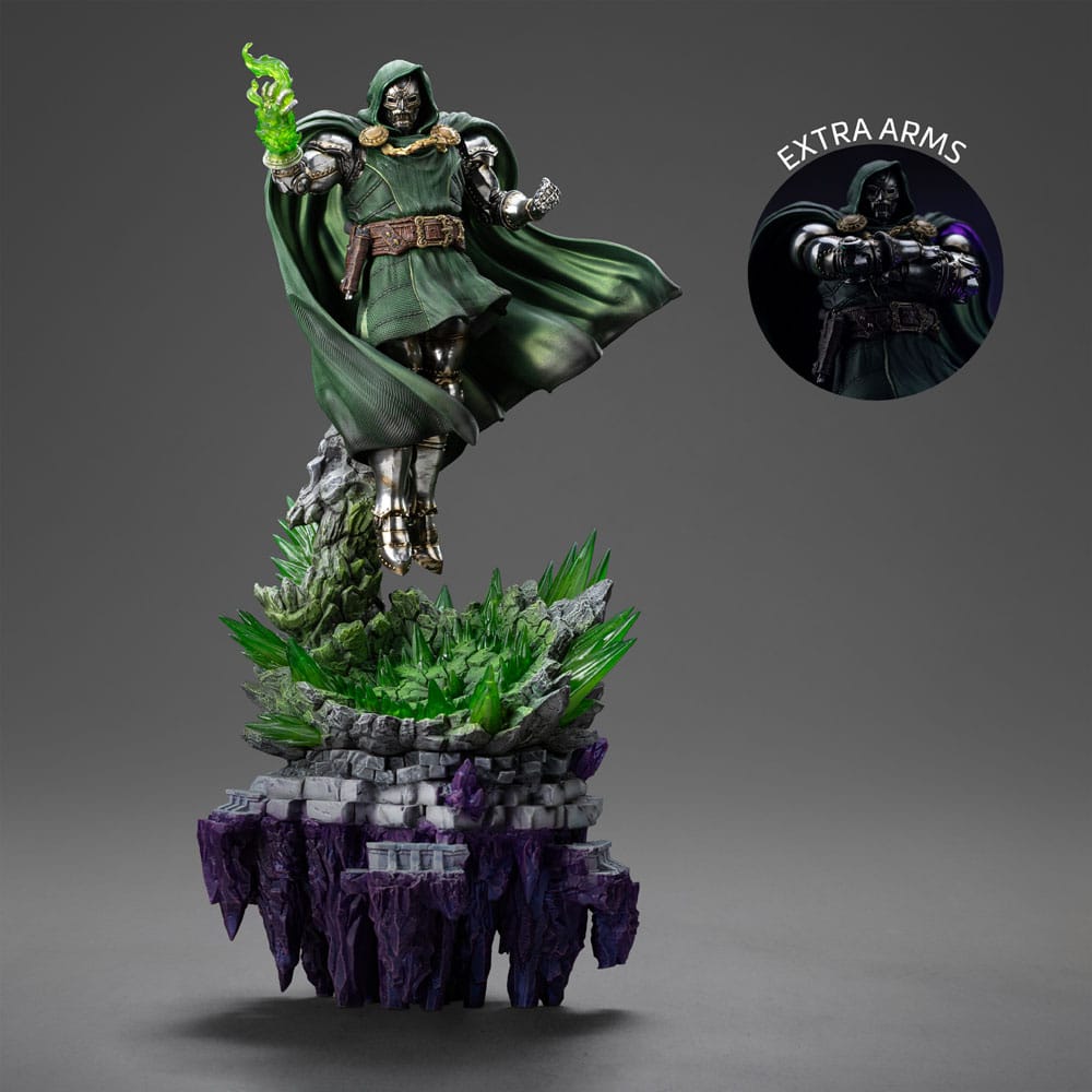 The Infinity Gauntlet Marvel Legends Diorama Estatua 1/10 Art Scale Doctor Doom Deluxe Edition 42 cm - Z POP Toys