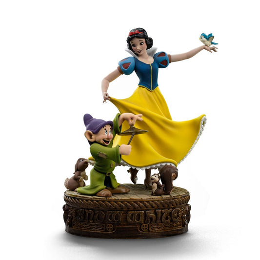 Snow White and the Seven Dwarfs Estatua 1/10 Art Scale Snow White and Dopey 21 cm