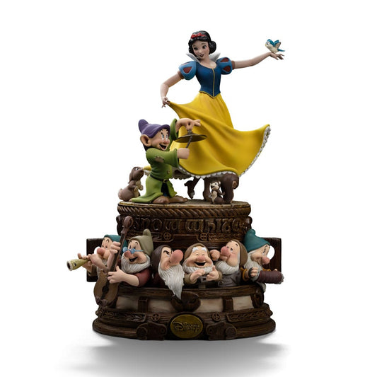 Snow White and the Seven Dwarfs Estatua 1/10 Art Scale Snow White and Dopey Deluxe Edition 21 cm