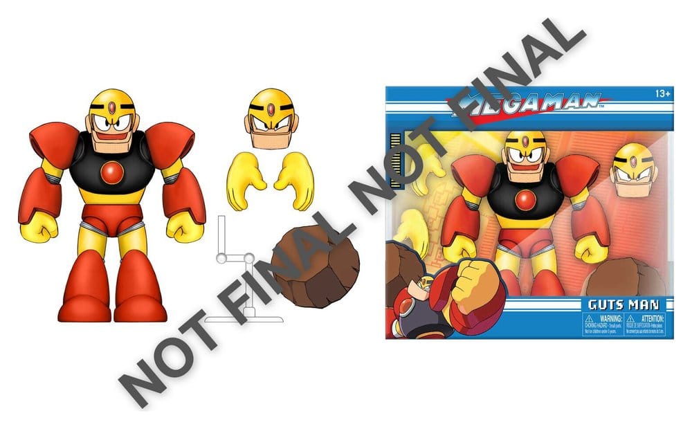 Mega Man Figura Guts Man 15 cm