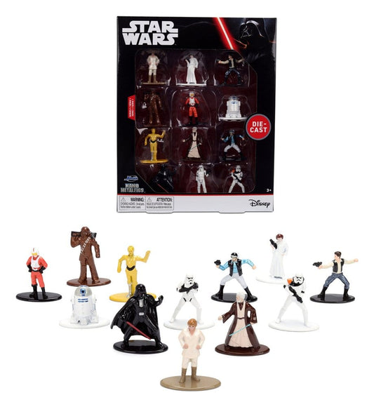 Star Wars Nano Metalfigs Pack de 12 Figuras Mini