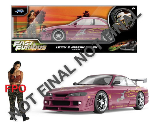 A Todo Gas Vehículo 1/24 1997 Nissan 240SX 9 cm