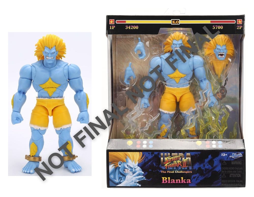 Street Fighter II Figura Blanka P2 19 cm