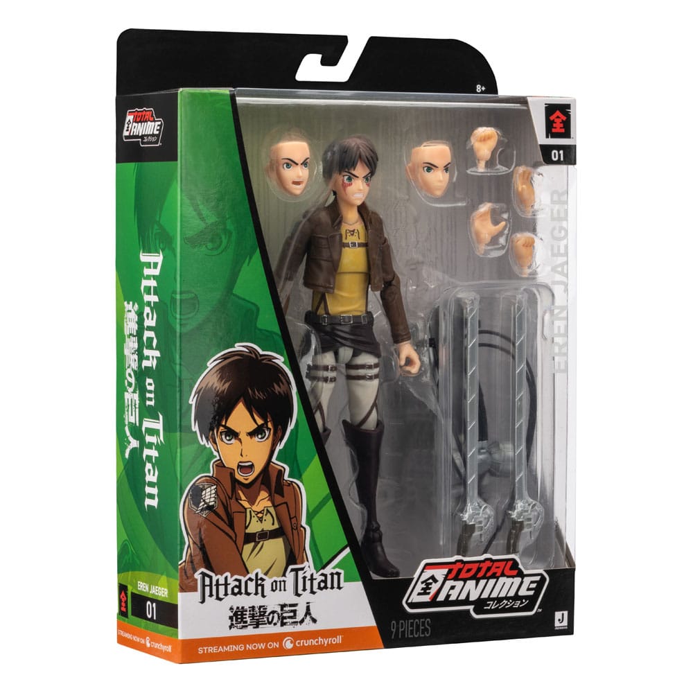 Attack on Titan Figura Total Anime Eren Jaeger 17 cm