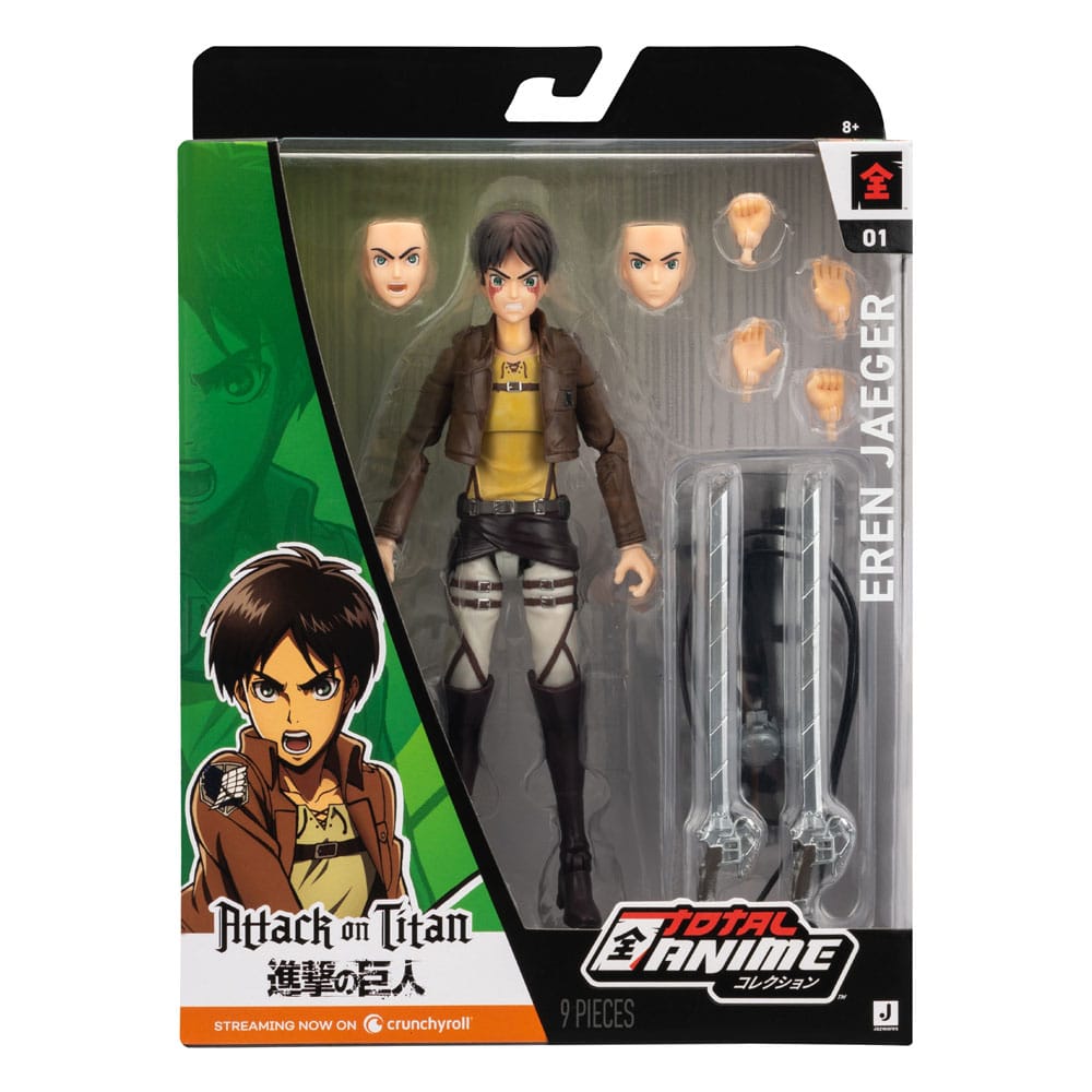 Attack on Titan Figura Total Anime Eren Jaeger 17 cm