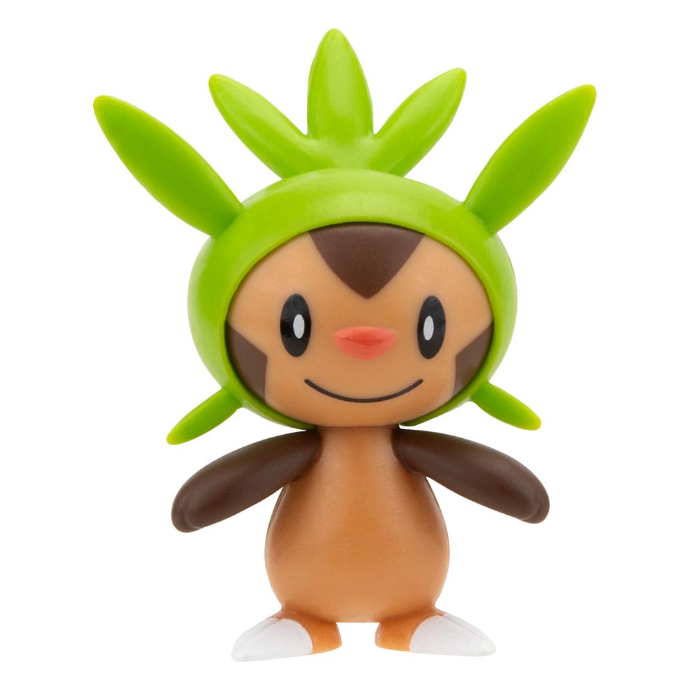 Pokémon Pack de 2 Figuras Battle Figure First Partner Set Chespin, Beldum 5 cm