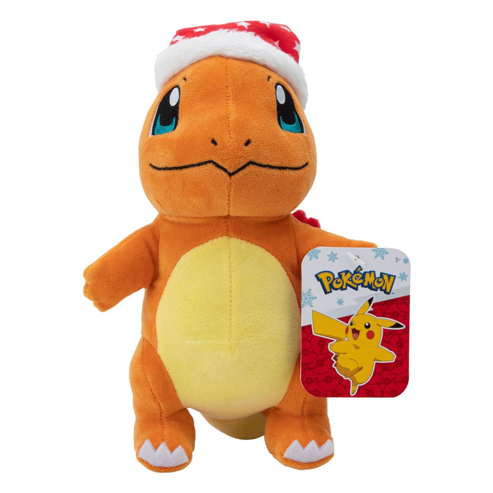 Pokémon Peluche Charmander Gorro de Navidad 20 cm