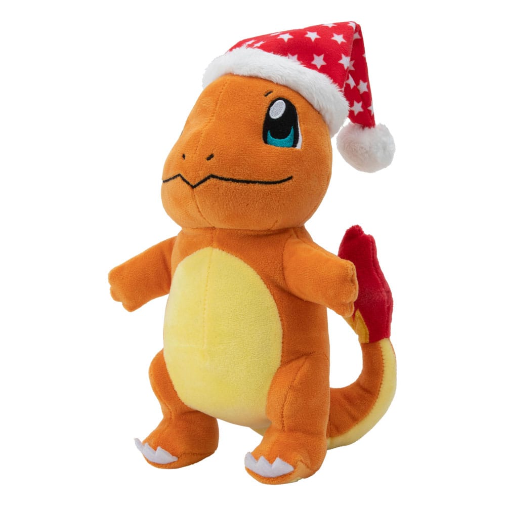 Pokémon Peluche Charmander Gorro de Navidad 20 cm