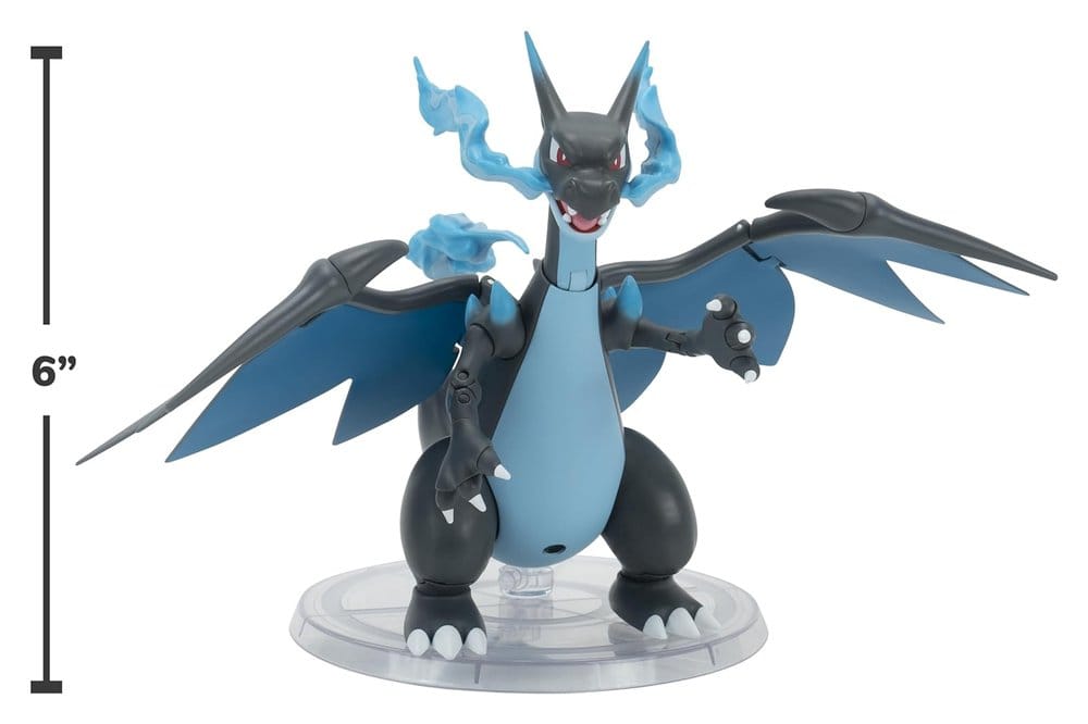 Pokémon Select Super-Articulated Figura Mega Charizard X 15 cm