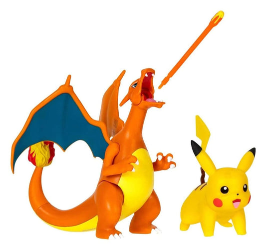 Pokémon Figuras 2-Pack Charizard 11 cm & Pikachu 5 cm