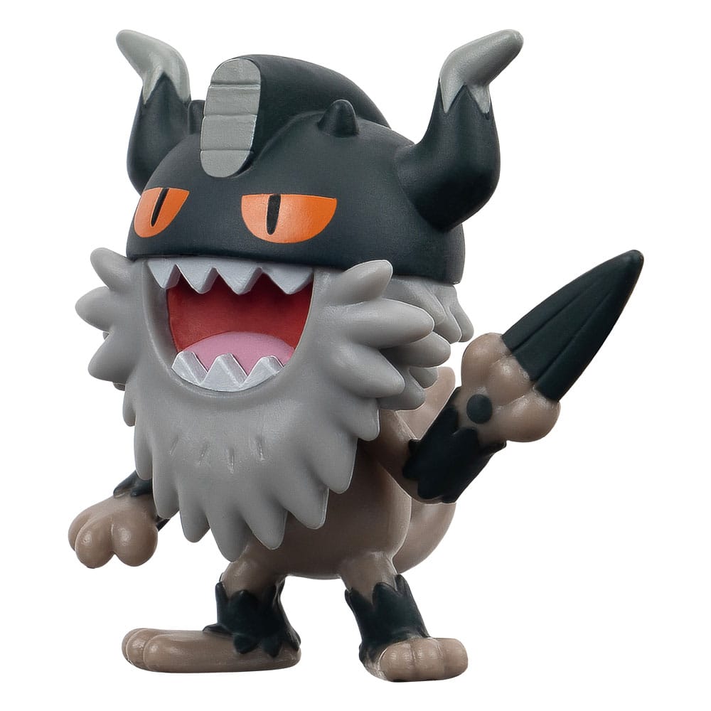 Pokémon Pack de 3 Figuras Battle Figure Set Pikachu #8, Perrserker, Hawlucha 5 cm