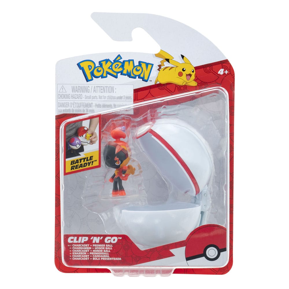Pokémon Clip'n'Go Poké Balls Charcadet & Honor Ball - Z POP Toys