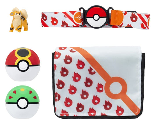 Pokémon Clip 'n' Go Set de Bandolera Growlithe