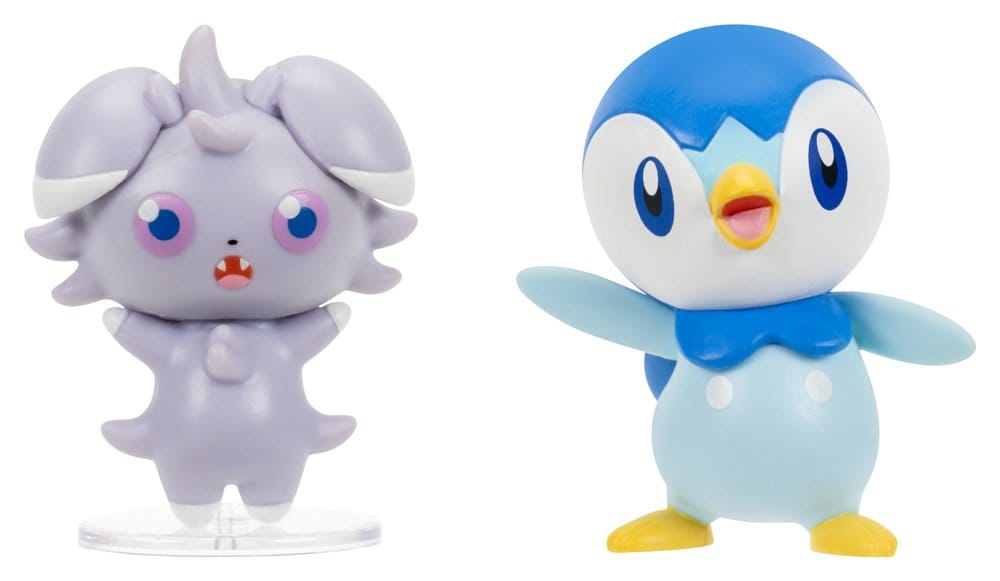 Pokémon Battle Figure Figuras 2-Pack Espurr & Piplup
