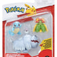 Pokémon Battle Figure Figuras 3-Pack Squirtle, Greavard & Bellossom