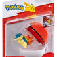Pokémon Clip 'n' Go Figura de Acción Cyndaquil & Poké Ball