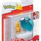 Pokémon Clip 'n' Go Figura de Acción Buizel & Malla Ball