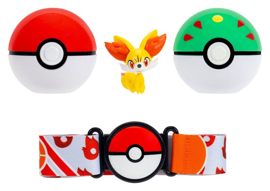 Pokémon Juguete Clip 'n' Go Cinturón Set Fennekin