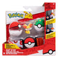 Pokémon Juguete Clip 'n' Go Cinturón Set Fennekin