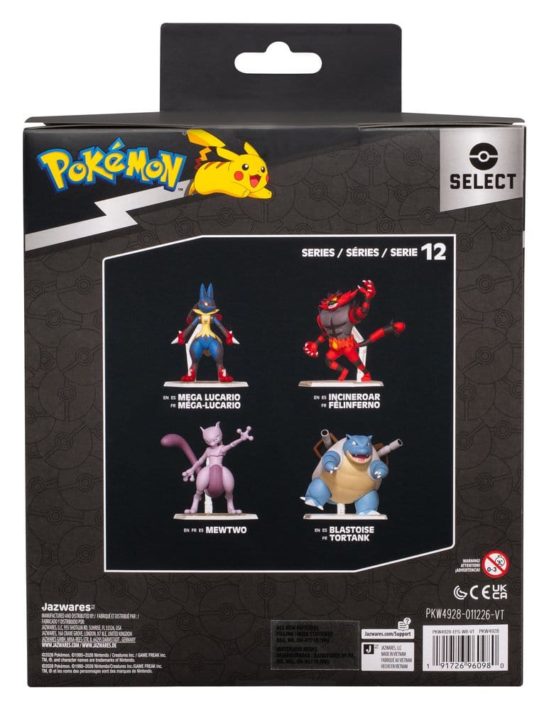 Pokémon Select Figura Superarticulada Mega Lucario