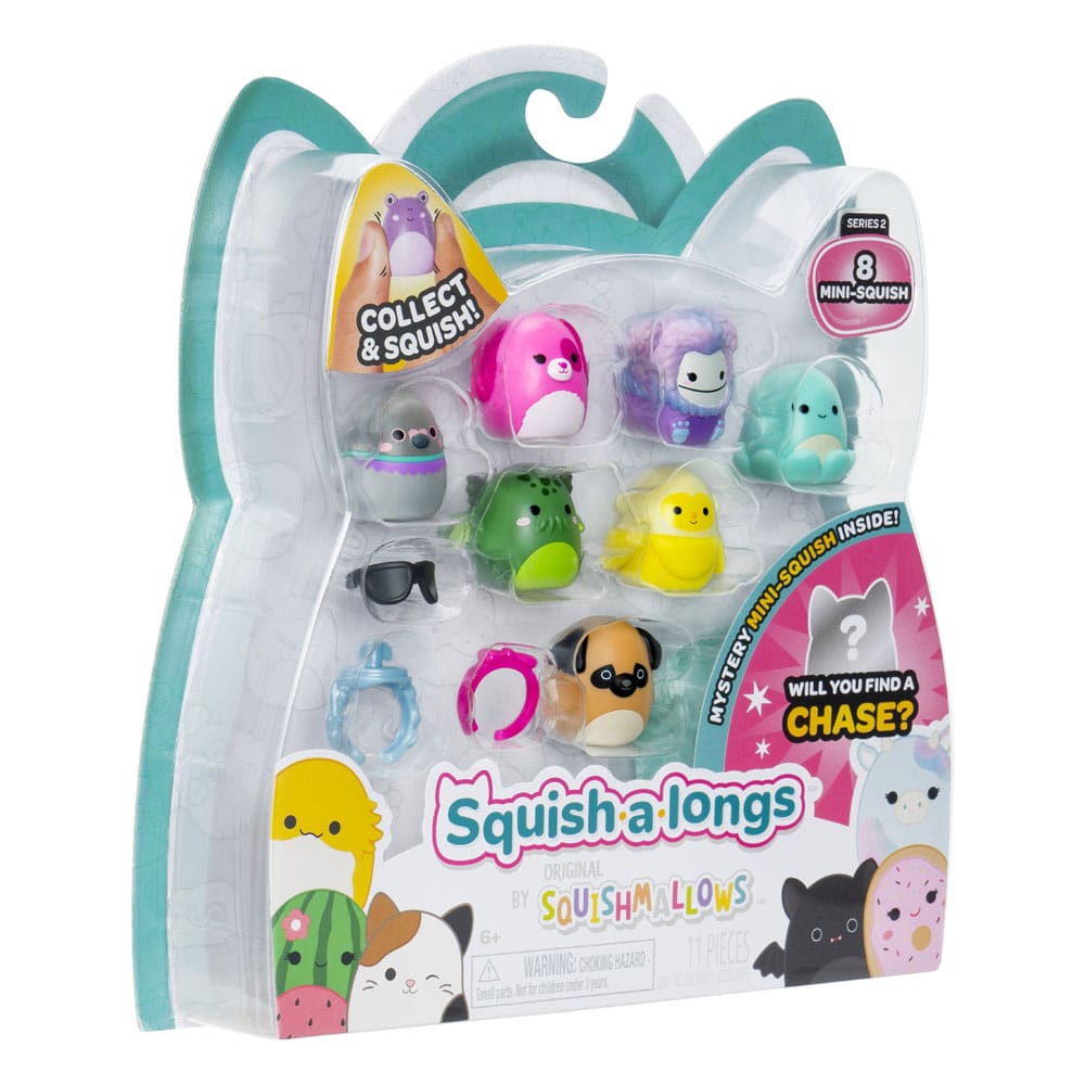 Squishmallows Squish-a-longs de 8 minifiguras Set Series 2 Style 1 2,5 cm