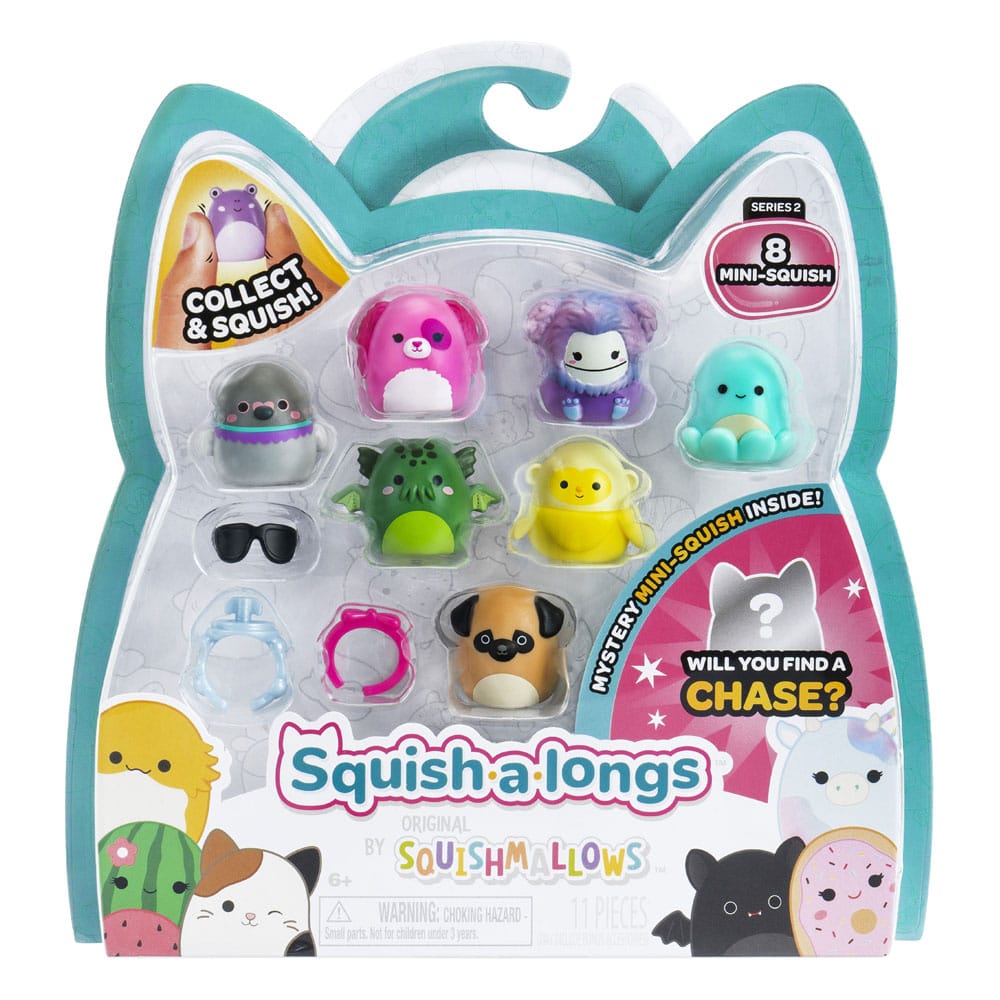Squishmallows Squish-a-longs de 8 minifiguras Set Series 2 Style 1 2,5 cm