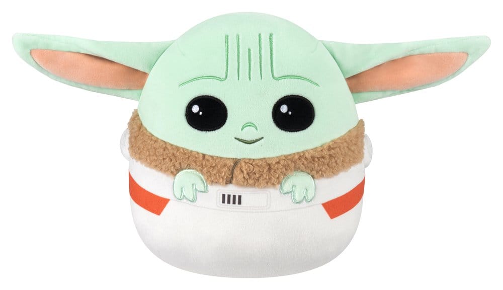 Squishmallows Star Wars Peluche Grogu en su bolsa de transporte 20 cm