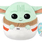 Squishmallows Star Wars Peluche Grogu en su bolsa de transporte 20 cm