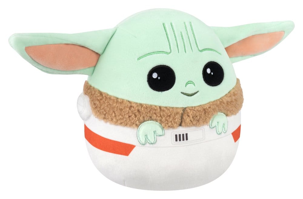 Squishmallows Star Wars Peluche Grogu en su bolsa de transporte 20 cm