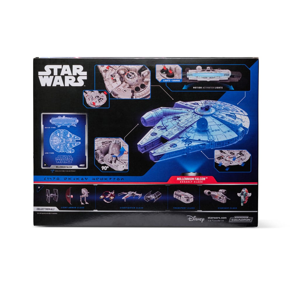 Star Wars Feature Vehículo con Figuras Millennium Falcon 23 cm