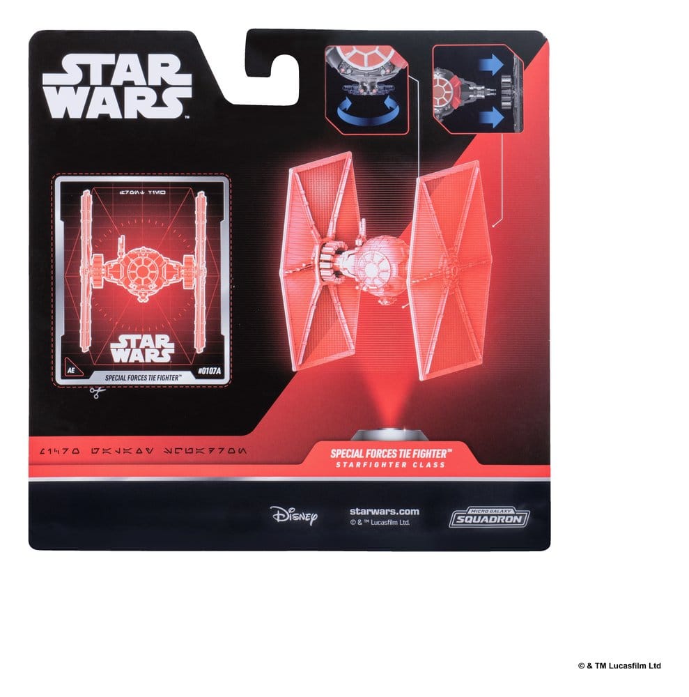 Star Wars Vehículo Mediano & Figura set Caza TIE de las Fuerzas Especiales & Piloto de Caza TIE de la Primera Orden (Edición Armada)