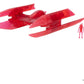 Star Wars Vehículo Mediano & Figura set Bombardero Hiena (Holograma Rojo) & Droide de Batalla (Chase)