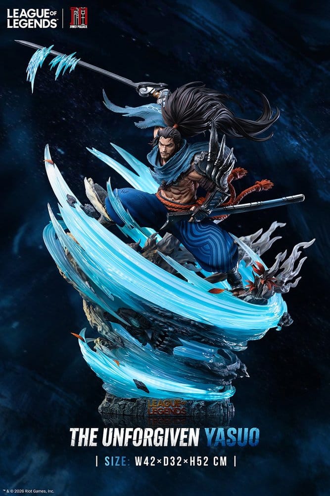 League of Legends Estatua The Unforgiven Yasuo 52 cm