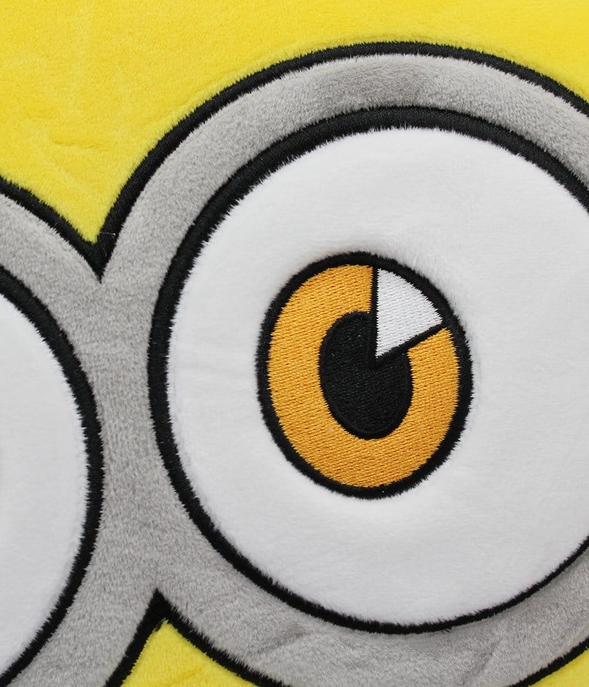 Minions 3 cojín de peluche redondo bordado 30x10x30 cm