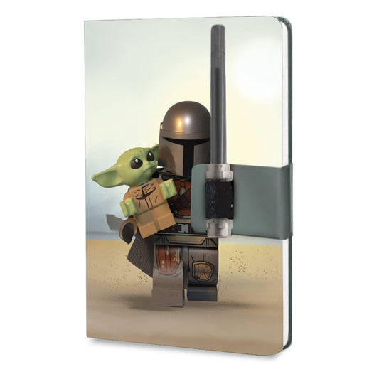 LEGO Star Wars The Mandalorian Cuaderno con bolígrafo Mandalorian
